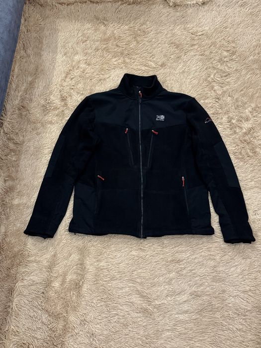 Чёрная тёплая флисовая кофта флиска karrimor elite каримор элит xxl