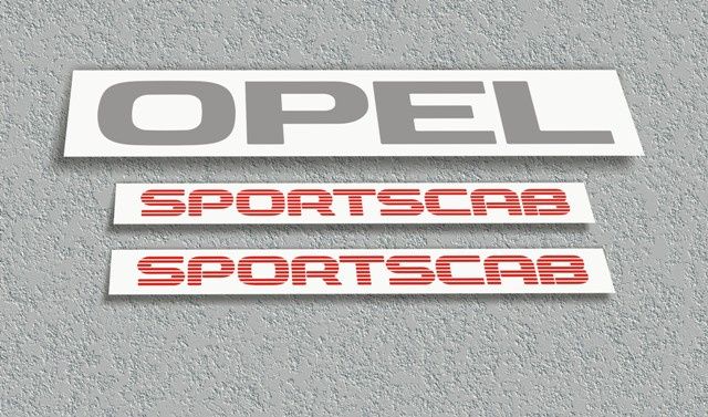 Autocolantes/Decals Opel 4x4 Frontera Sport/Arizona
