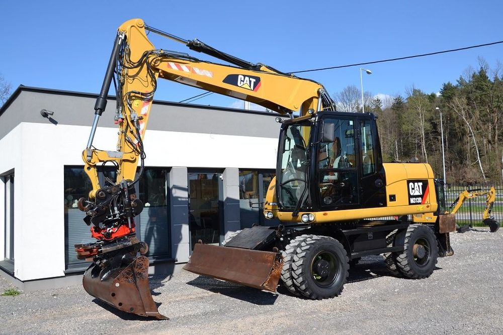 Caterpillar M 313 D, ROTOTILT  Koparka kołowa Cat M 313 D