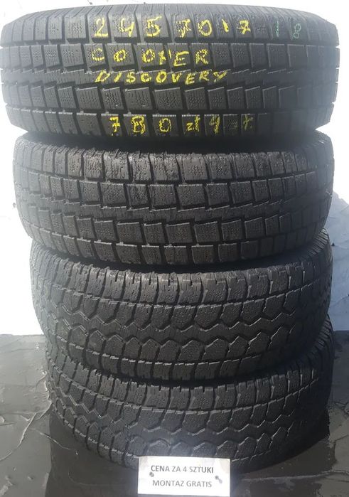 245/70/17 cooper cena za 4 szt zimowe* wa-wa centrum