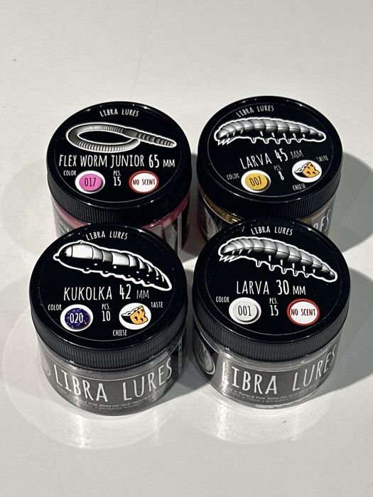 Zestaw gum libra lures 4szt