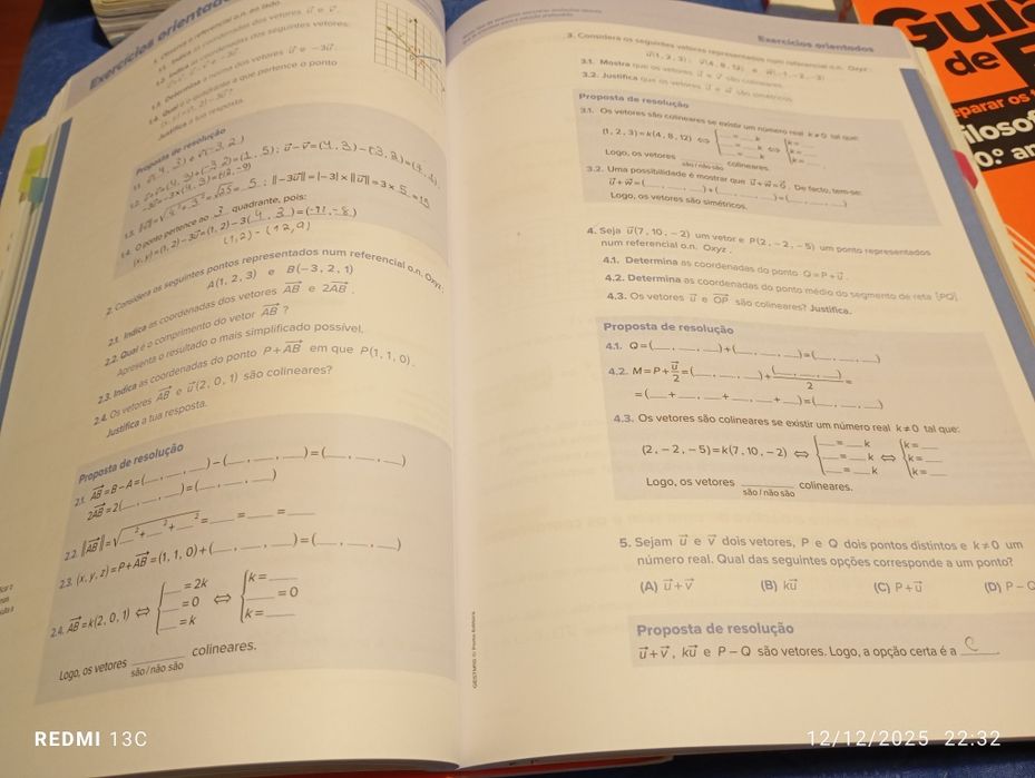 Guia de estudo de matemática A