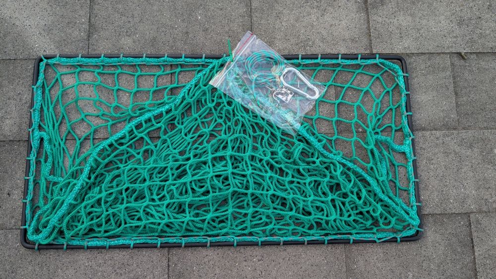 Zamykana siatka na siano z ramką FULL dla konia 200l łatwe ładowanie