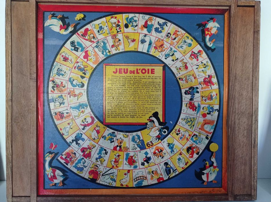 Jogo do Ganso e das Damas muito antigo