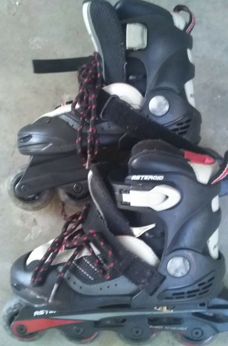 Patins em linha com proteção
