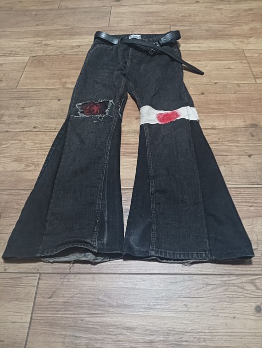 Клёш джинсы кастом