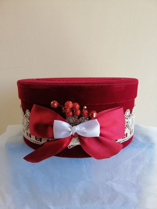 Скриня для грошей оксамитова (бархатна)