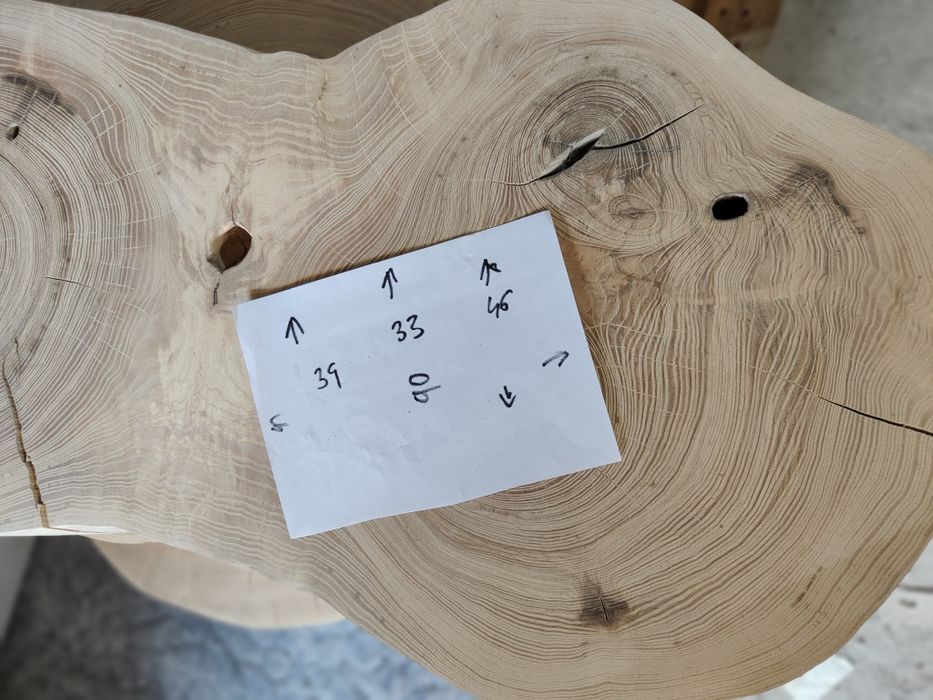 Plastry i blaty drewna jesion