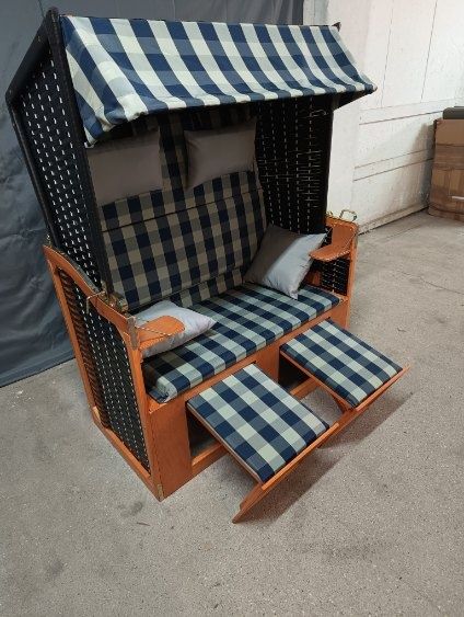 Kosz plazowy, ogrodowy. Leżak na ogród.