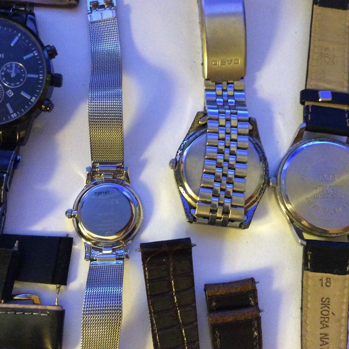 Zegarki 7 szt plus paski