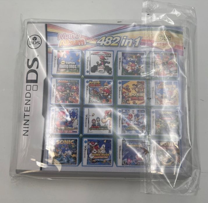 Mario Party: The Top 100 3DS 482 in 1 DS Mario Multicart Game Cartridge