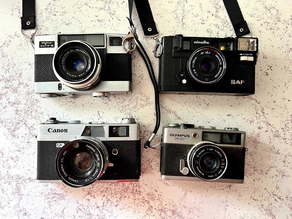 Máquina Fotográfica Analógica [Canon/Minolta] – Venda como está