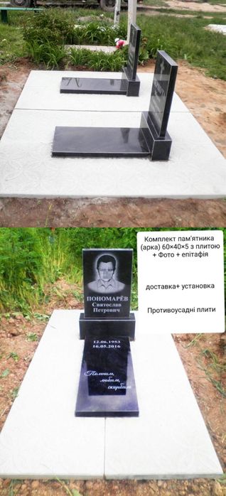 Гранітні памʼятники. Бюджетні варіанти