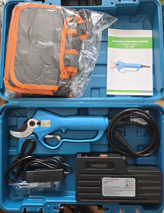 Fujiwara 3608 sekator akumulatorowy 900g, 36V 20-40mm bateria 8-10h