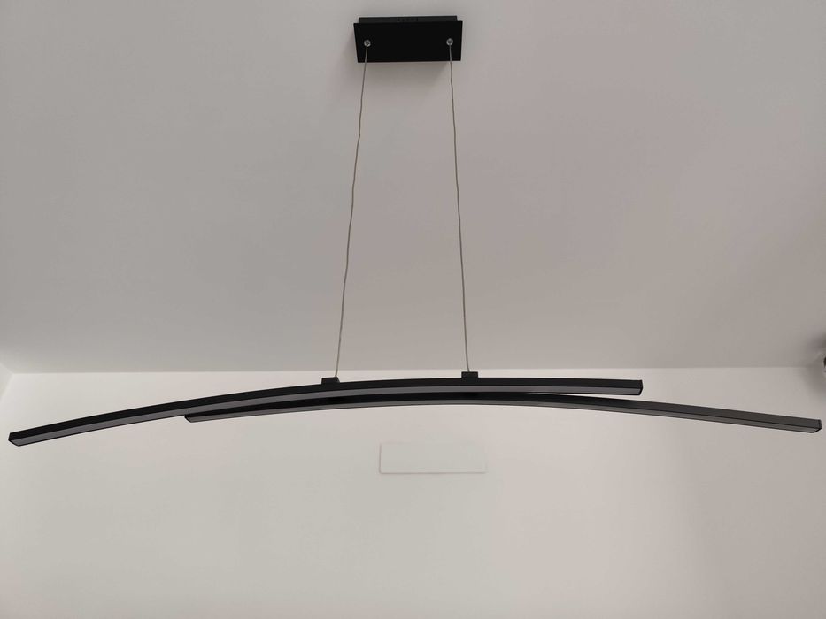 Candeeiro de teto suspenso, 2 luzes em led
