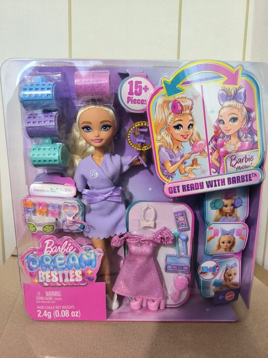Barbie Dream Ready Malibu besties Барбі Малібу Мій ранок краси зачіска