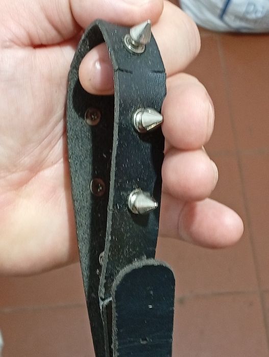 Coleira Choker Gótico Colar Gargantilha em bom estado