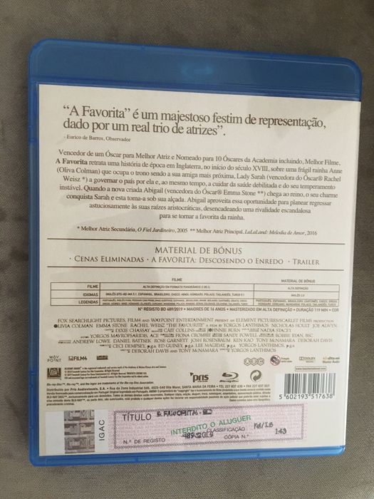 Blu ray A Favorita