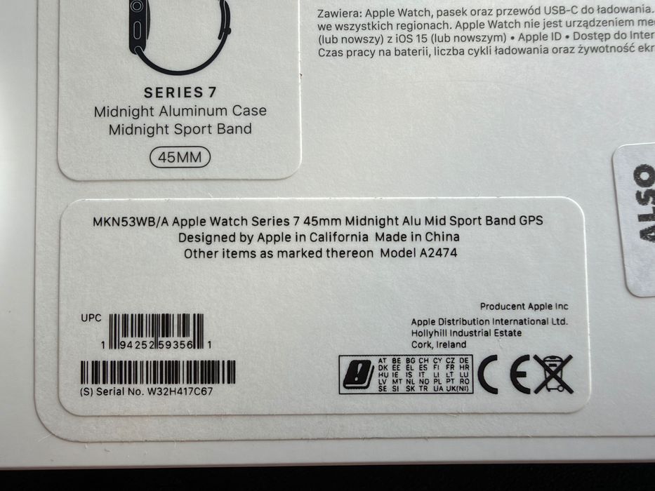 Apple Watch Series 7 45 mm GPS