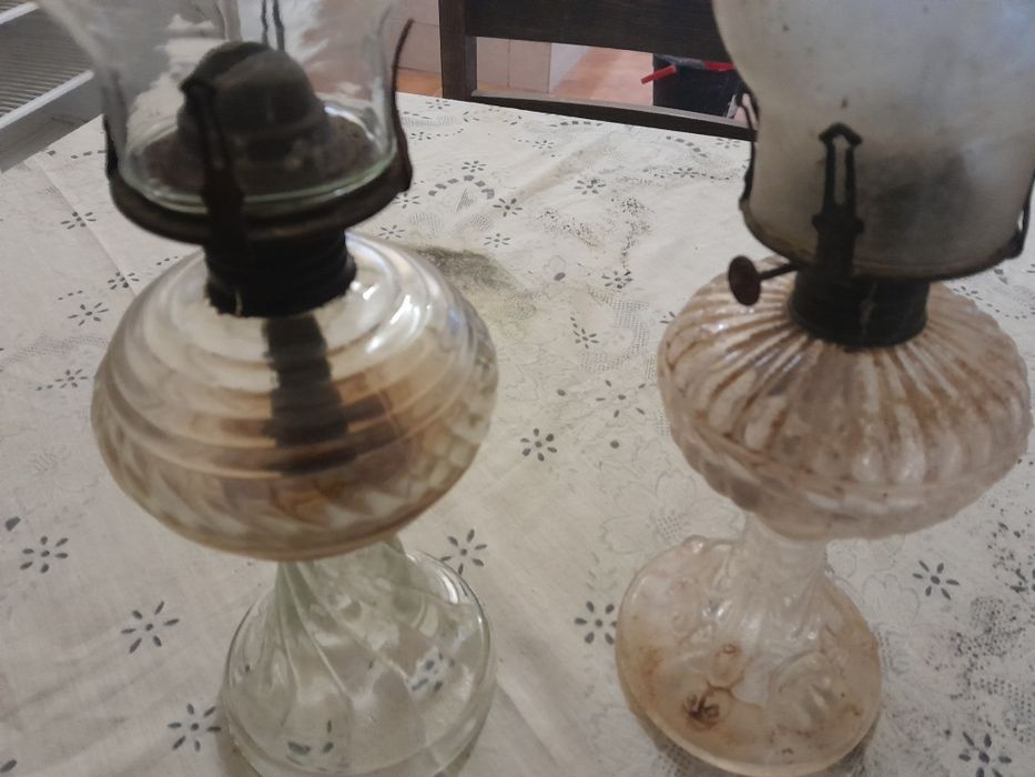 Candeiros a petroleo antigos