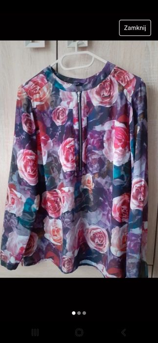 Bluzka damska w kwiatki