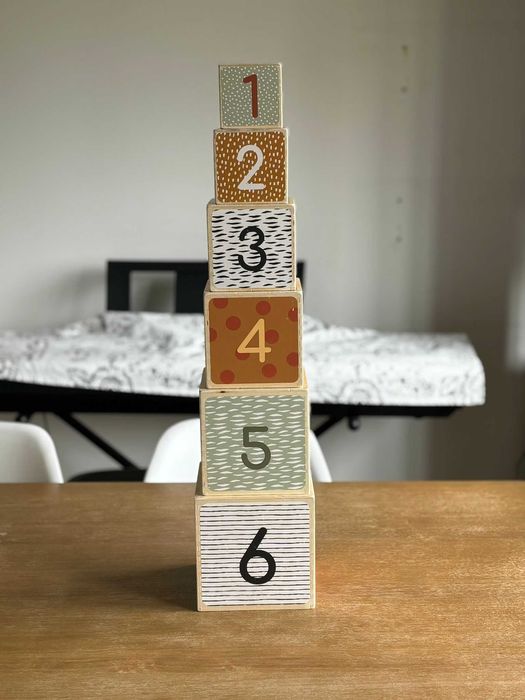 Caixas de madeira de encaixe da verbaudet