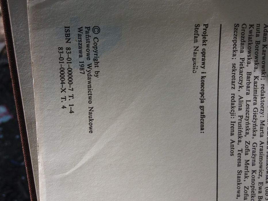 Encyklopedia Powszechna PWN 1987