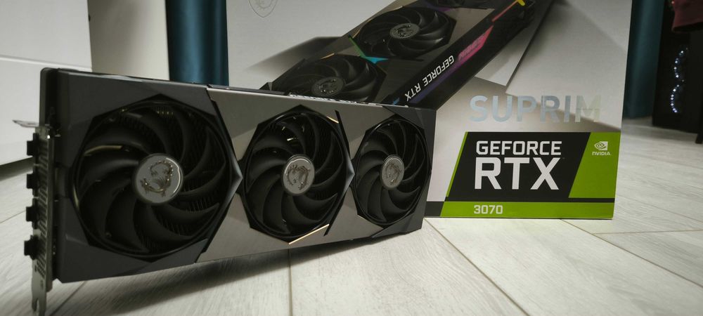 Iдеальний стан Відеокарта MSI RTX 3070 Suprim 8Gb