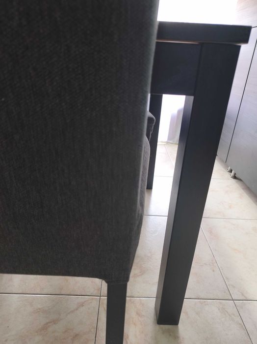 Mesa sala extensível com 4 cadeiras