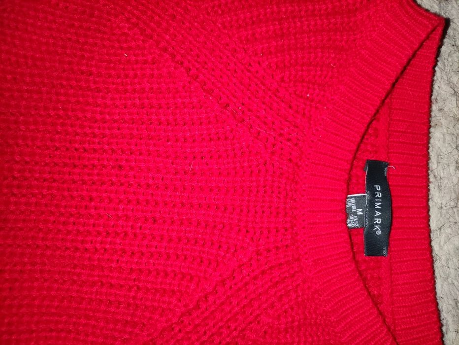 Sweter czerwony Primark rozmiar M