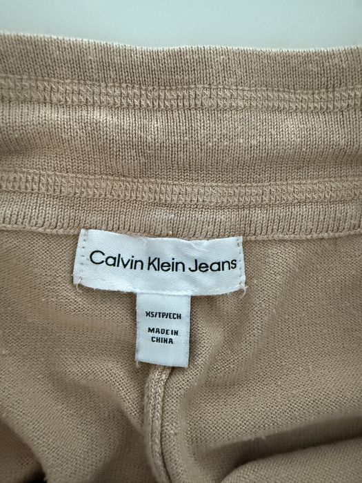 Calvin Klein Jeans spodnie dzianinowe sportowe 36/S