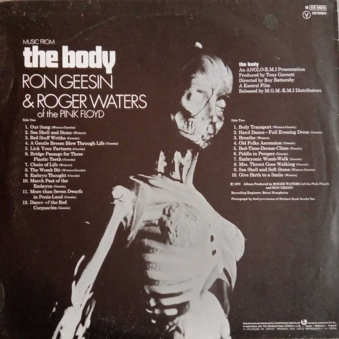 Roger Waters + Ron Geesin	- - - - -	Music From The Body	- - - - -	LP