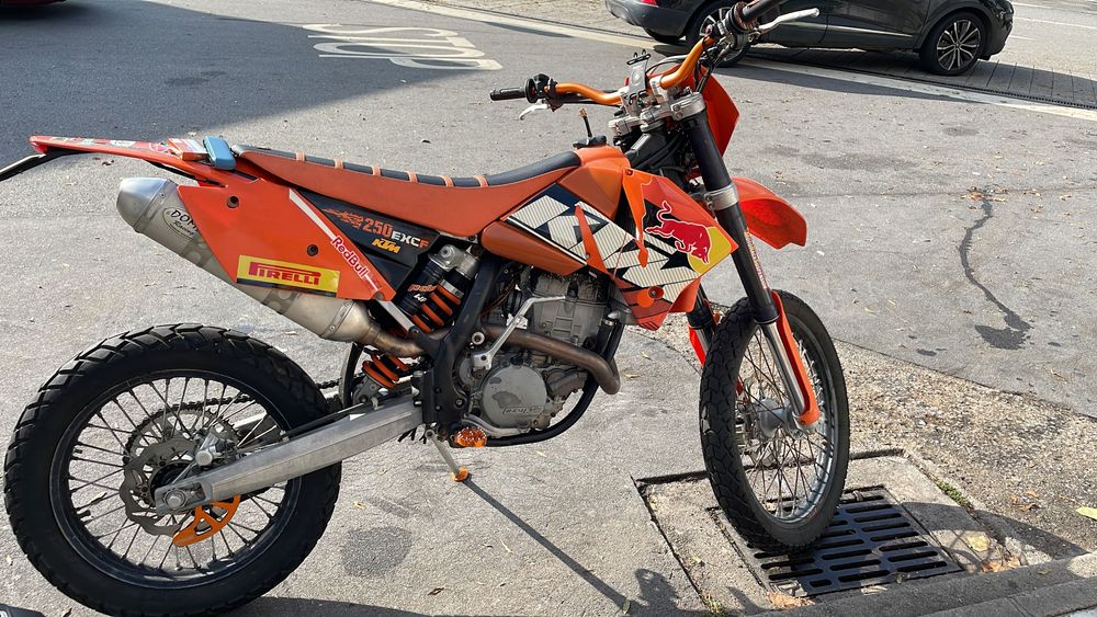 KTM exc-f 250 —uma diversao autentica