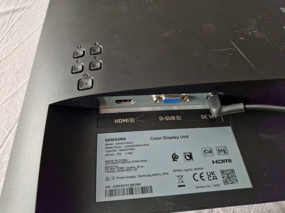 Monitor Samsung 24" S24A310NHU