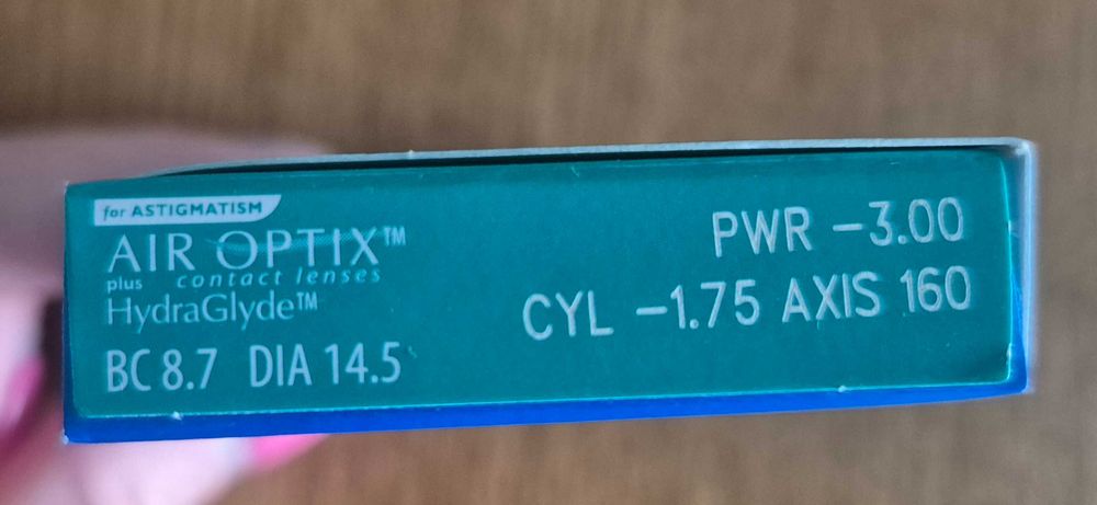 Soczewki Air Optix plus Hydra Glyde Alcon 3.0