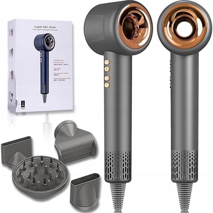Suszarka do włosów, replika Dyson High Speed 4 tryby, cicha 3w1