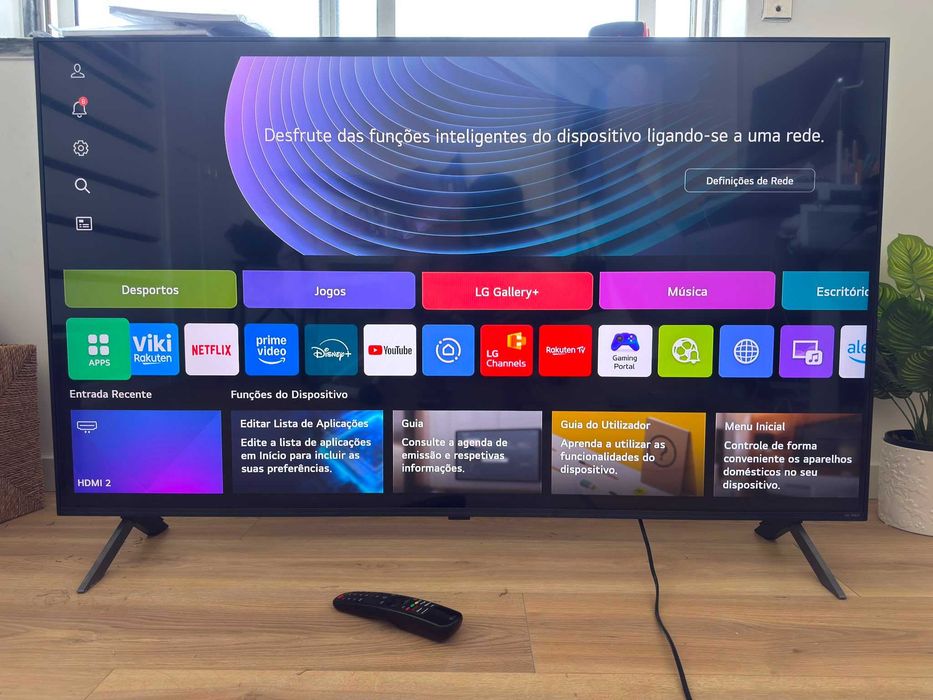LG 55" QNED 4K — 55QNED80T6A | Excelente estado