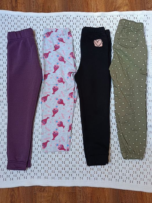 Zestaw 4 par spodni dla dziewczynki 110