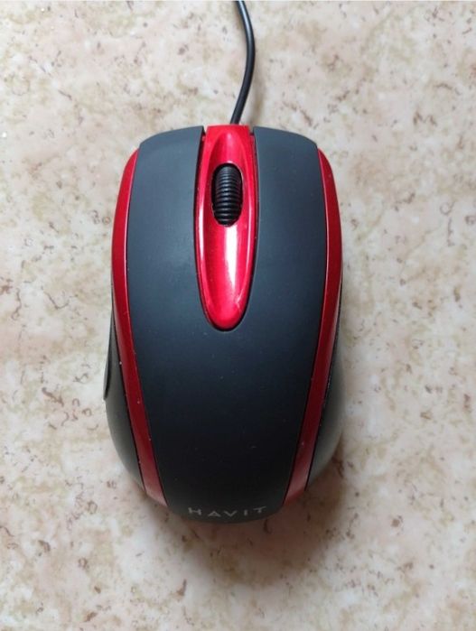 Коврик для компьютерной мыши Аниме 28,5 х 20,5. Мышка HAVIT в подарок.