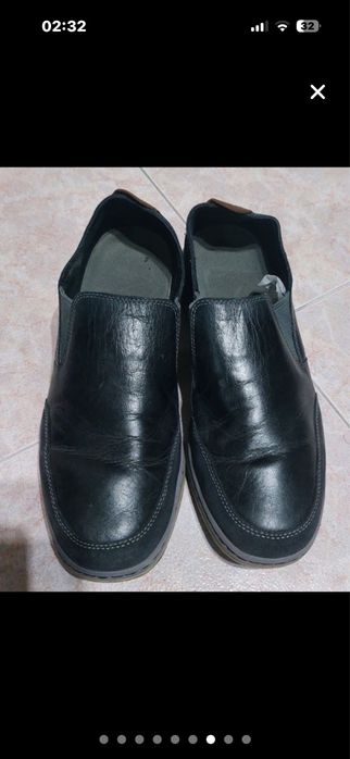 Sapatos Rockpor pretos em pele