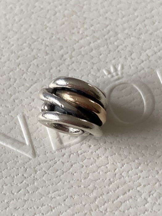 Pandora charms srebro i złoto