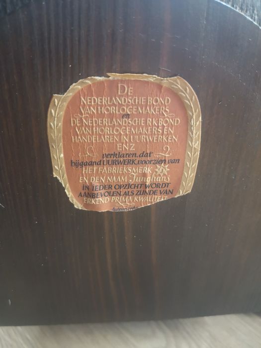 Zegar kominkowy Junghans