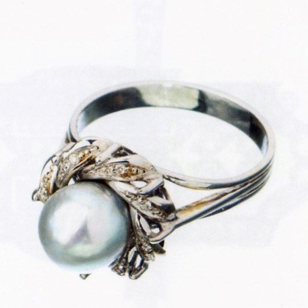 Anel de chuveiro com safira português