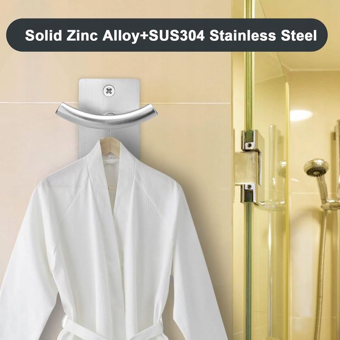 Bobliue Zestaw 4 SztukiWieszak Ścienny Ze Stopu Cynku 6,96 X5,8X4,3Cm