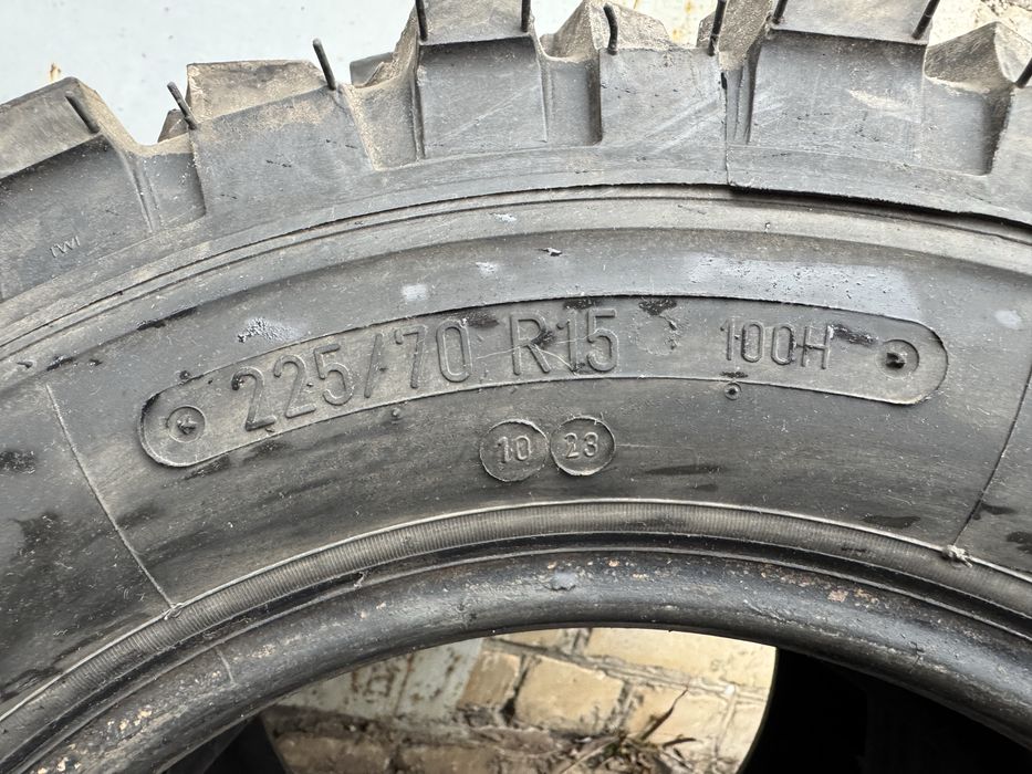 Гума Persichini 4X4 M+S 225/70 R15 100H нова, 5 тис. пробігу