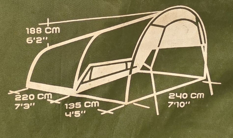 Tenda Quechua 4 pessoas verde