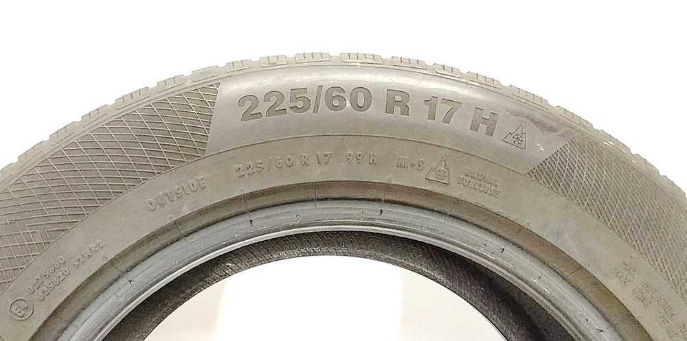 2x 225/60 R17 Continental TS850P opony zimowe / montaż