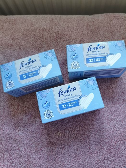 Tampony femina essential protection 3 opakowania