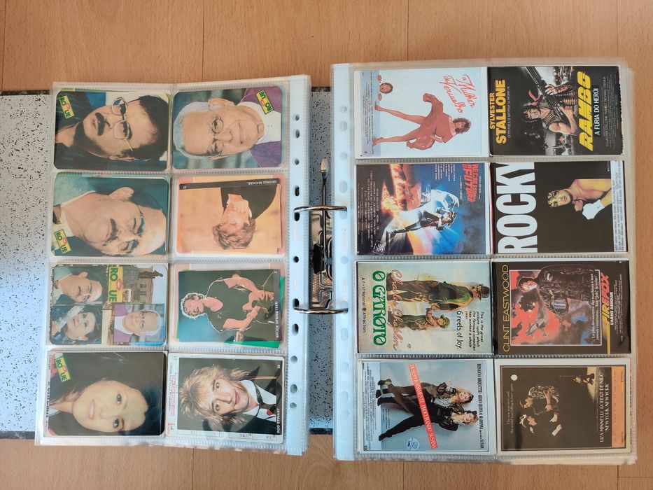 Coleção calendários anos 80 futebol política cinema TV