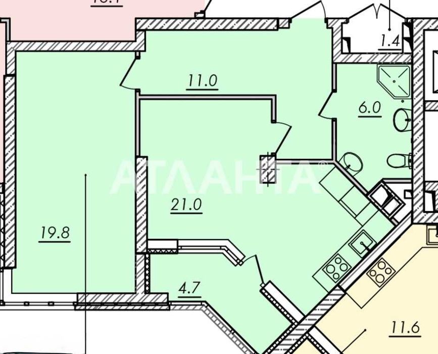 2-кімнатна квартира в зданому будинку. БЕЗ КОМІСІЇ